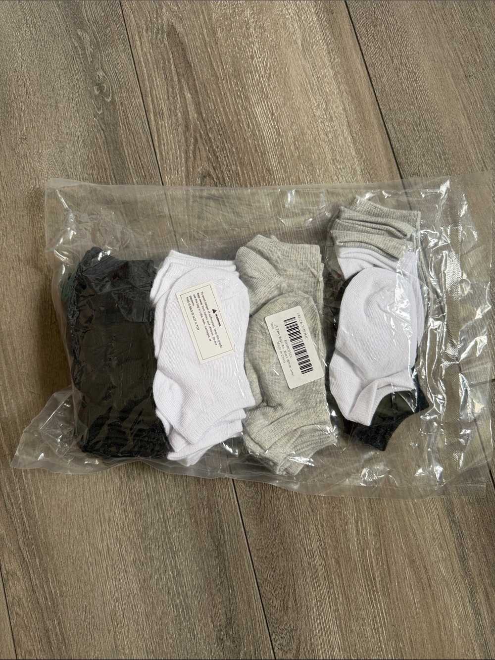 Kids Low-Cut Sock Pack - Black, White & Gray 25 pairs